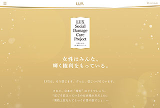 LUX Social Damage Care Projectのサイト